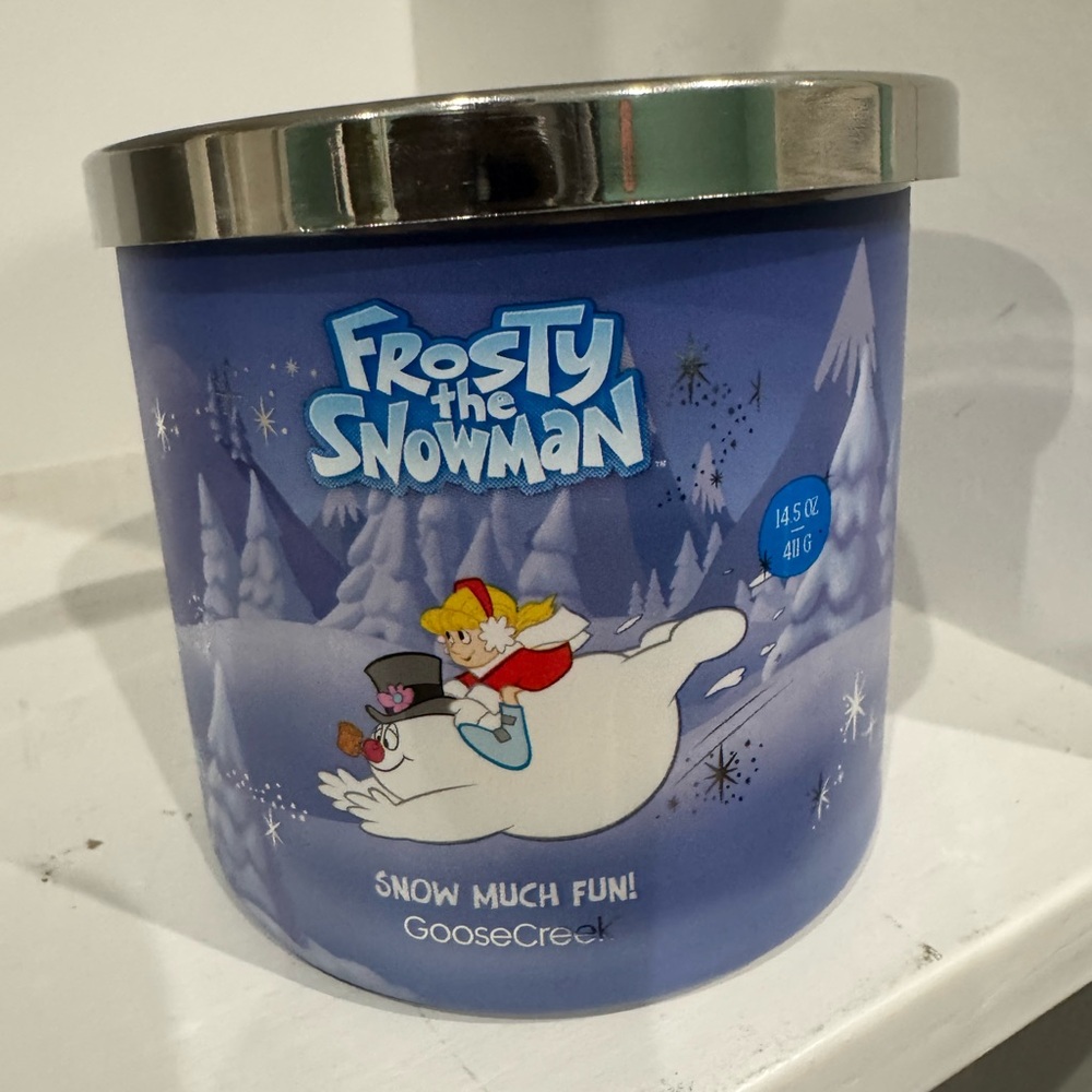Goosecreek candles / jar candles / Christmas decor / frosty the snowman